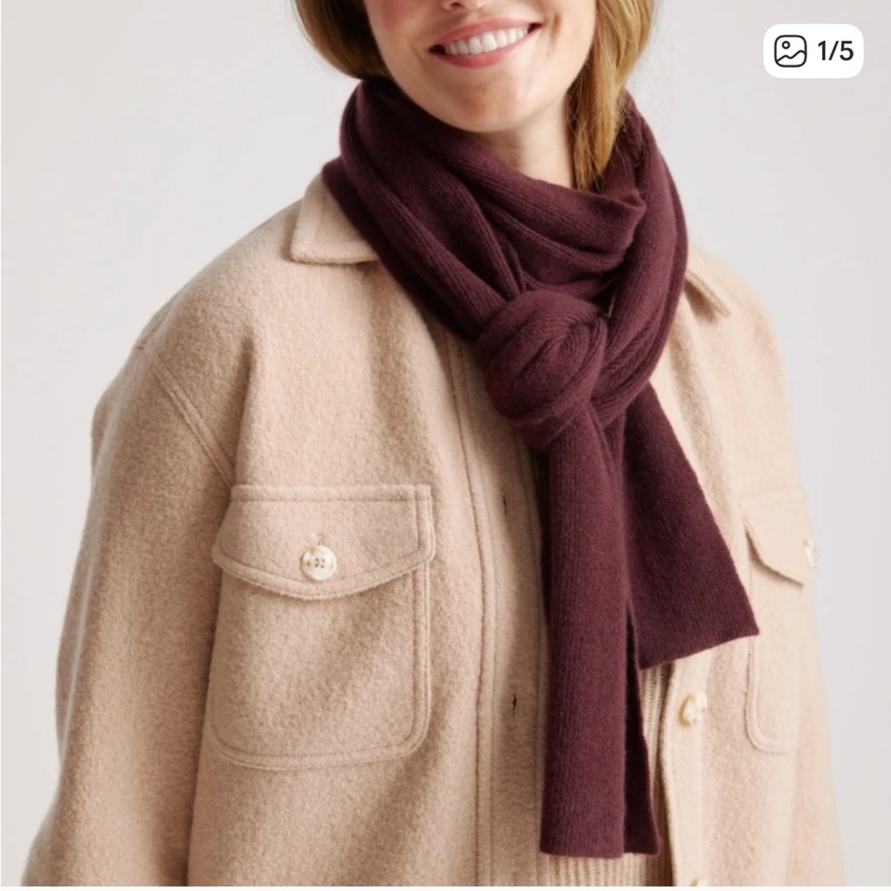 quince cashmere scarf